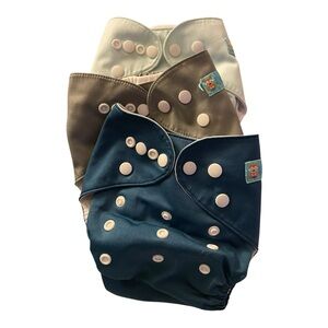 AlvaBaby 3-pack Pocket Diapers (Covers Only) EUC